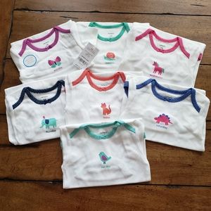 NWT 7-pack Days of the week onesies